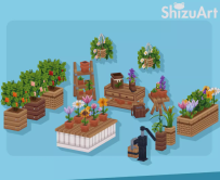 花艺师道具与服装